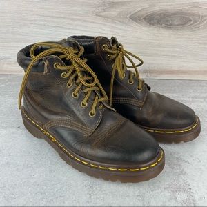Vintage Dr. Martens Brown Leather Made in England UK5